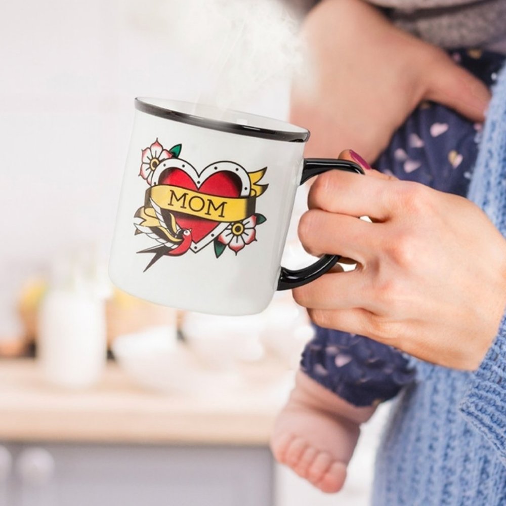 🧿 3 for $33 🧿 Abbott Collection Mom Tattoo Mug 15oz